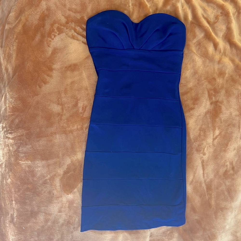 Number 21 brand blue fitted dress, size M